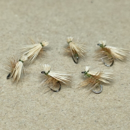 エルクヘアカディス#20(オリーブ、ブリーチ)計6本