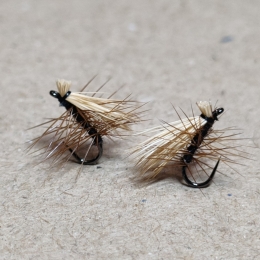 エルクヘアカディス#18(ブラック、ブリーチ)計6本