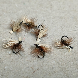 エルクヘアカディス#18(ピーコック、ブリーチ)計6本