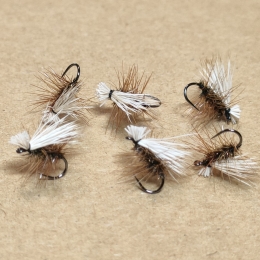 エルクヘアカディス#16(ピーコック、ブリーチ)計6本