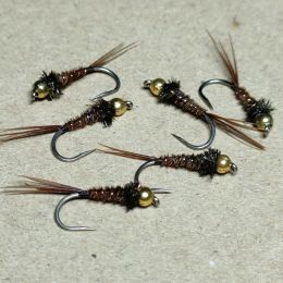 BHフェザントテールニンフ#12(ナチュラルフェザントテール)計6本