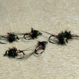 BHブラッシー　ニンフ#18(コパーワイヤ)計6本