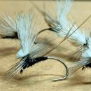 エルクヘアパラシュート#8 #10(ブラック、ブリーチ)各3本計6本