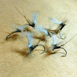 エルクヘアパラシュート#8 #10(ブラック、ブリーチ)各3本計6本