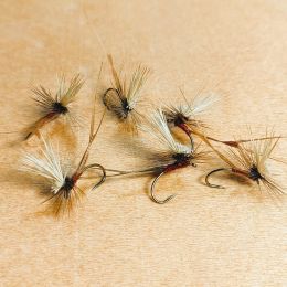 エルクヘアパラシュート#12(ブラウン)計6本