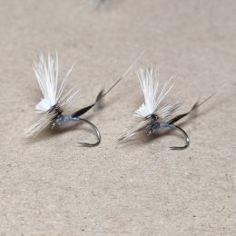 エルクヘアパラシュート#14　#16(アダムスグレー)計6本