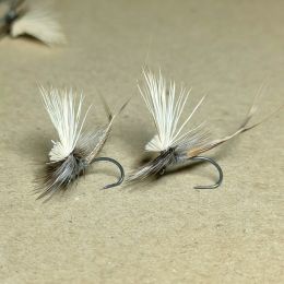 エルクヘアパラシュート#14(アダムスグレー)計6本