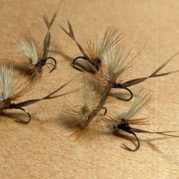 エルクヘアパラシュート#18(ブラック)計6本